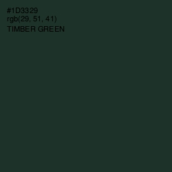 #1D3329 - Timber Green Color Image