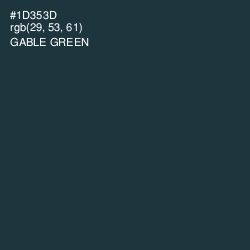 #1D353D - Gable Green Color Image
