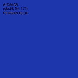 #1D36AB - Persian Blue Color Image