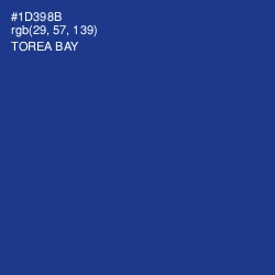 #1D398B - Torea Bay Color Image