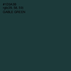 #1D3A3B - Gable Green Color Image