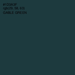 #1D3A3F - Gable Green Color Image