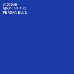 #1D3BA8 - Persian Blue Color Image