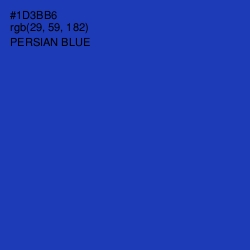 #1D3BB6 - Persian Blue Color Image