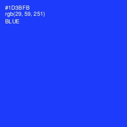 #1D3BFB - Blue Color Image