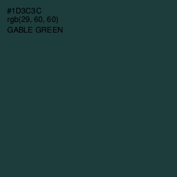 #1D3C3C - Gable Green Color Image