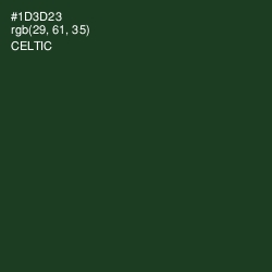 #1D3D23 - Celtic Color Image