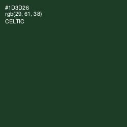 #1D3D26 - Celtic Color Image