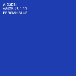 #1D3DB1 - Persian Blue Color Image
