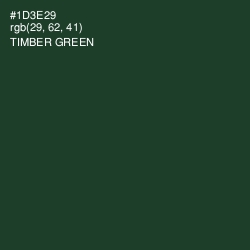 #1D3E29 - Timber Green Color Image