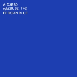 #1D3EB0 - Persian Blue Color Image