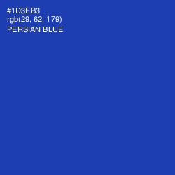 #1D3EB3 - Persian Blue Color Image