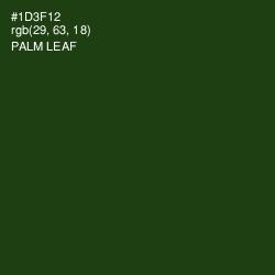 #1D3F12 - Palm Leaf Color Image