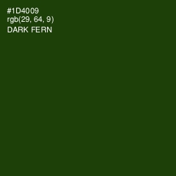 #1D4009 - Dark Fern Color Image