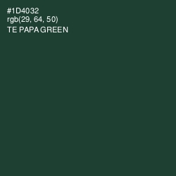 #1D4032 - Te Papa Green Color Image