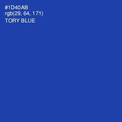 #1D40AB - Tory Blue Color Image