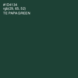 #1D4134 - Te Papa Green Color Image