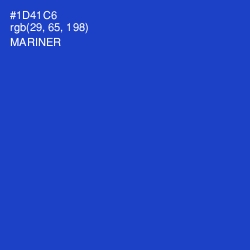 #1D41C6 - Mariner Color Image