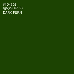 #1D4302 - Dark Fern Color Image