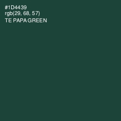 #1D4439 - Te Papa Green Color Image