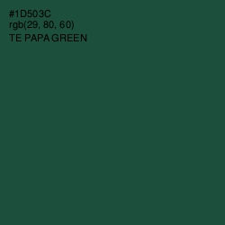 #1D503C - Te Papa Green Color Image