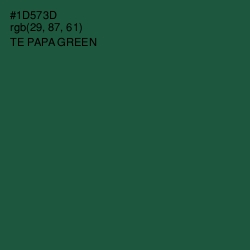 #1D573D - Te Papa Green Color Image