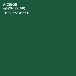#1D593B - Te Papa Green Color Image
