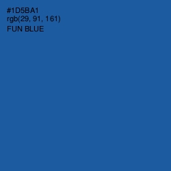 #1D5BA1 - Fun Blue Color Image