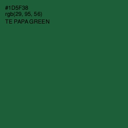 #1D5F38 - Te Papa Green Color Image