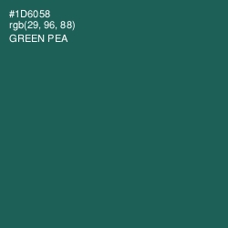 #1D6058 - Green Pea Color Image