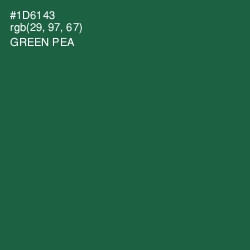 #1D6143 - Green Pea Color Image