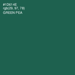 #1D614E - Green Pea Color Image