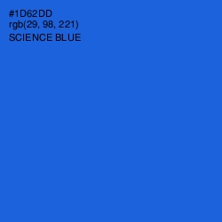 #1D62DD - Science Blue Color Image