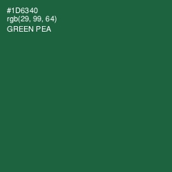 #1D6340 - Green Pea Color Image