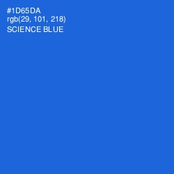 #1D65DA - Science Blue Color Image