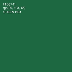 #1D6741 - Green Pea Color Image