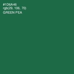 #1D6A46 - Green Pea Color Image