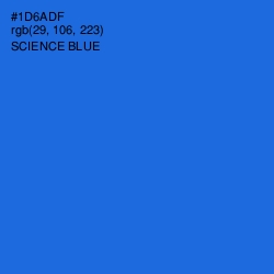 #1D6ADF - Science Blue Color Image