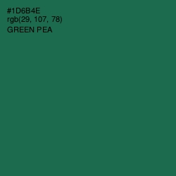 #1D6B4E - Green Pea Color Image