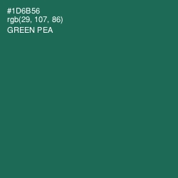 #1D6B56 - Green Pea Color Image