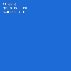 #1D6BD6 - Science Blue Color Image