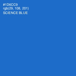 #1D6CC9 - Science Blue Color Image