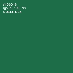 #1D6D48 - Green Pea Color Image