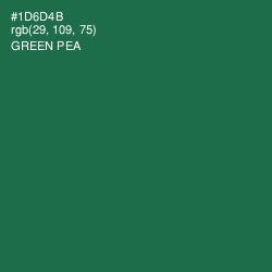 #1D6D4B - Green Pea Color Image