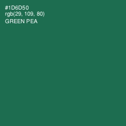 #1D6D50 - Green Pea Color Image