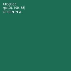 #1D6D55 - Green Pea Color Image