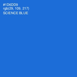 #1D6DD9 - Science Blue Color Image