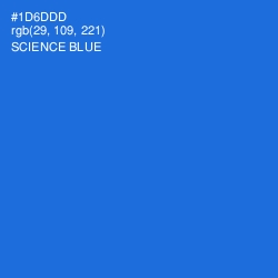 #1D6DDD - Science Blue Color Image