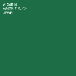 #1D6E46 - Jewel Color Image