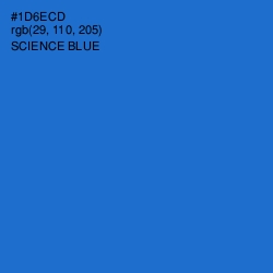 #1D6ECD - Science Blue Color Image